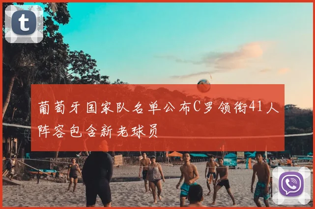 葡萄牙国家队名单公布C罗领衔41人阵容包含新老球员