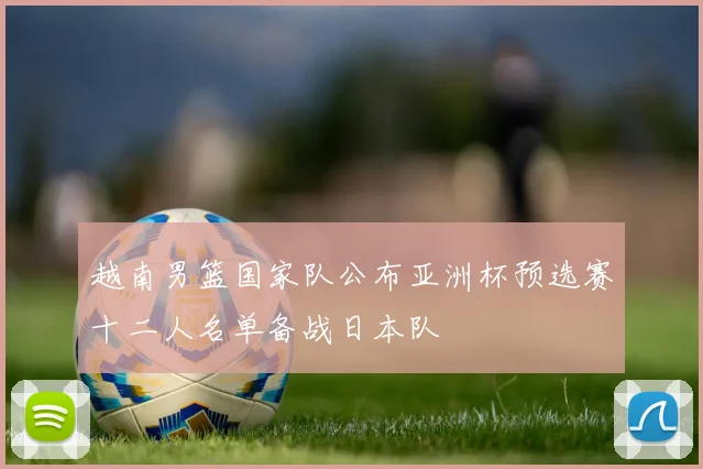 越南男篮国家队公布亚洲杯预选赛十二人名单备战日本队